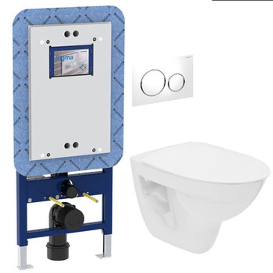 WC paket tek vit/blfk spolkn