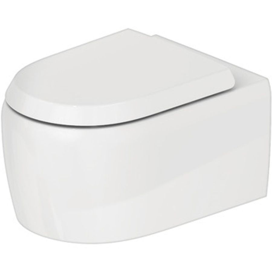 Qatego WC skål, 570mm, rimless